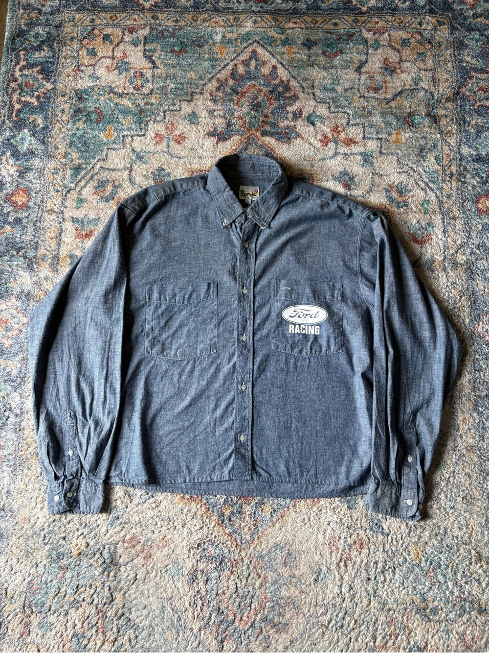 Vintage Ford Racing Wild Thing Button-up Shirt Large